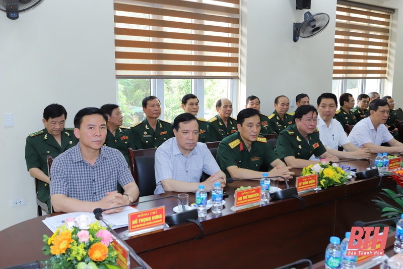 Đại tướng Lương Cường, Chủ nhiệm Tổng cục Chính trị Quân đội Nhân dân Việt Nam thăm và nói chuyện với H ội Cựu chiến binh tỉnh Thanh Hoá