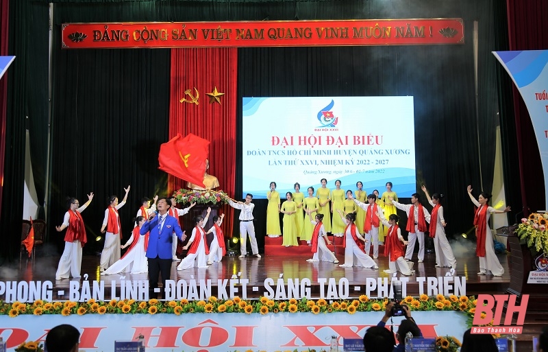 Đại hội đại biểu Đoàn TNCS Hồ Chí Minh huyện Quảng Xương khóa XXVI, nhiệm kỳ 2022-2027
