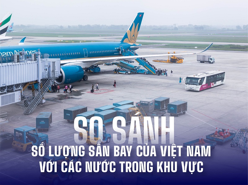 Việt Nam đang ở đâu trên bản đồ sân bay khu vực?