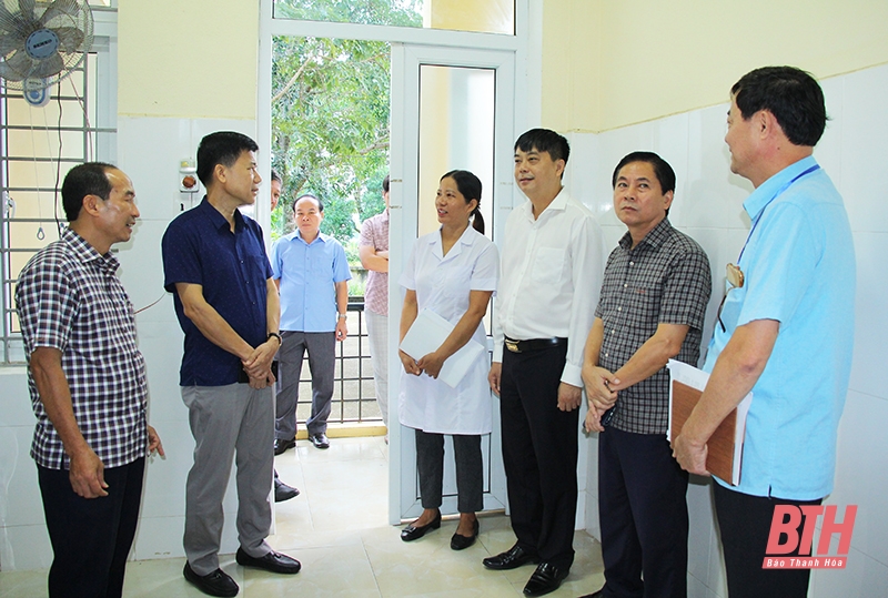 Thường trực HĐND tỉnh giám sát về hoạt động của hệ thống y tế cơ sở tại TP Sầm Sơn