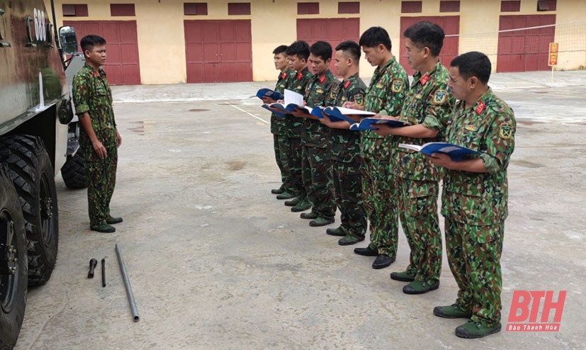 Bộ CHQS tỉnh Thanh Hóa: Ðảm bảo an toàn vũ khí cho diễn tập khu vực phòng thủ tỉnh
