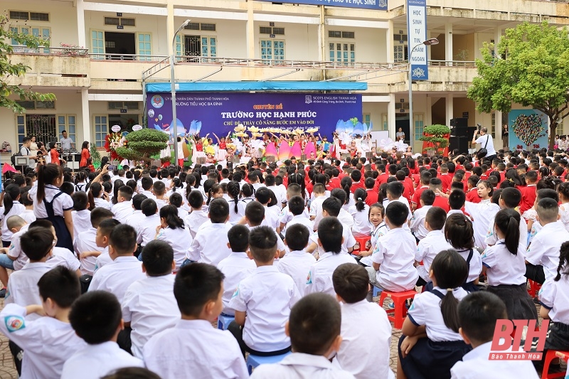 Ấn tượng “Trường học hạnh phúc” tại trường Tiểu học Ba Đình