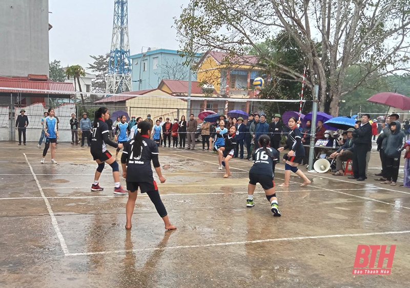 Thạch Thành tổ chức Giải bóng chuyền học sinh THCS năm học 2022-2023