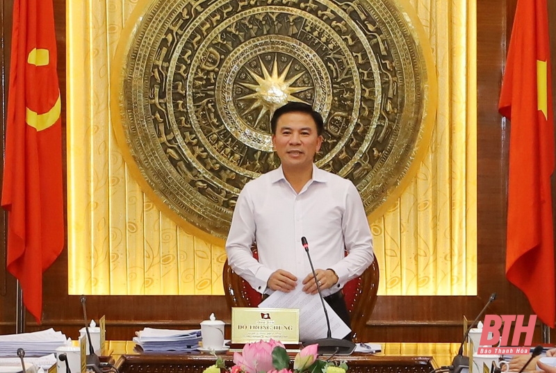 Ban Thường vụ Tỉnh ủy Thanh Hóa cho ý kiến vào các tờ trình của Ban Cán sự Đảng UBND tỉnh