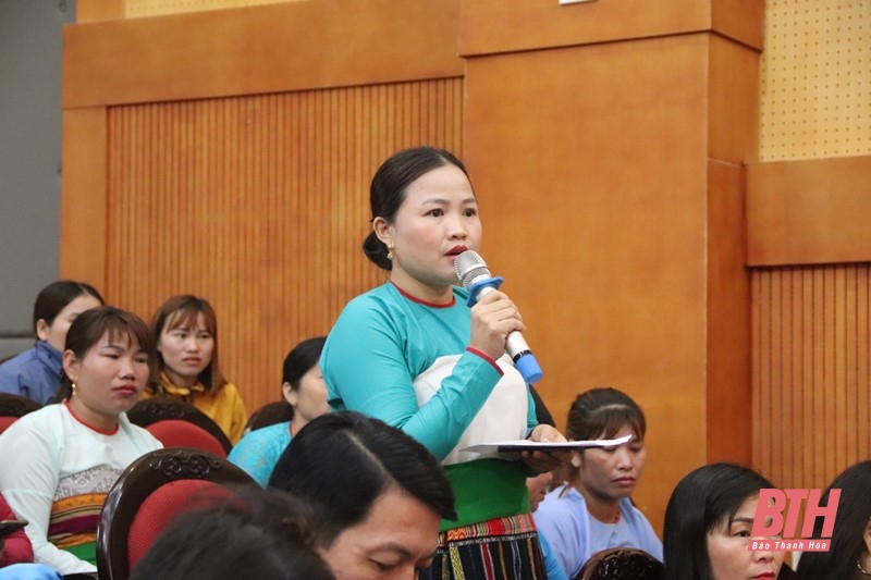 Lang Chánh tổ chức đối thoại với cán bộ, hội viên phụ nữ