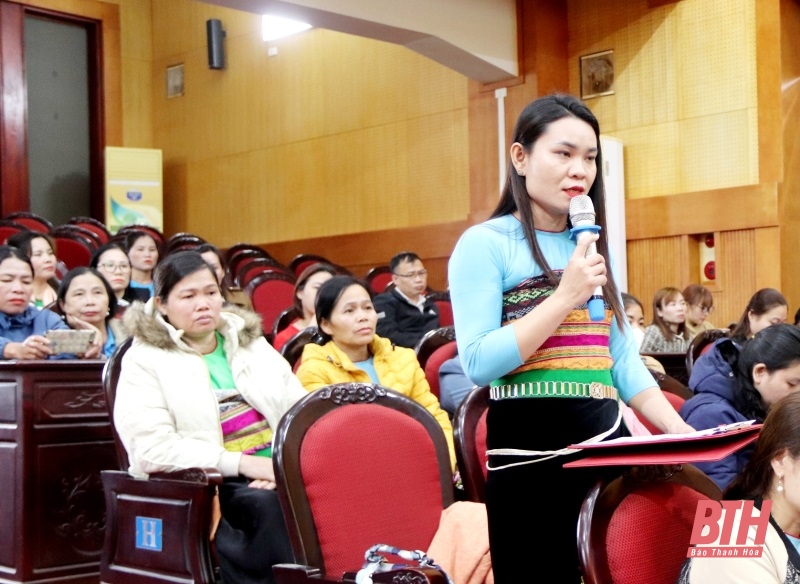 Lang Chánh tổ chức đối thoại với cán bộ, hội viên phụ nữ