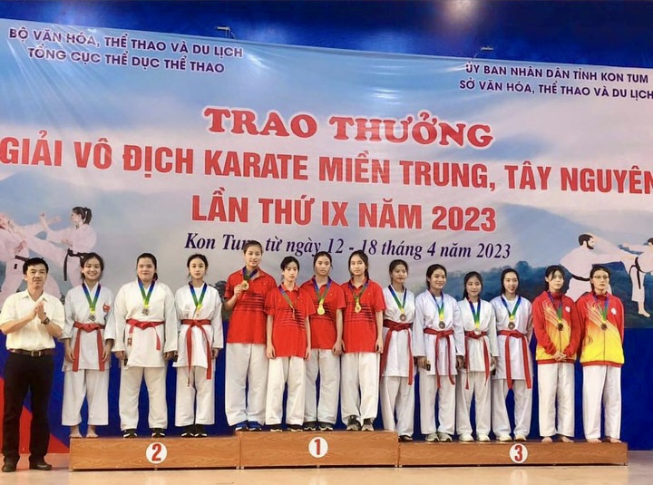 Karate Thanh Hoá khởi đầu năm 2023 ấn tượng tại Giải Vô địch Karate Miền Trung - Tây Nguyên