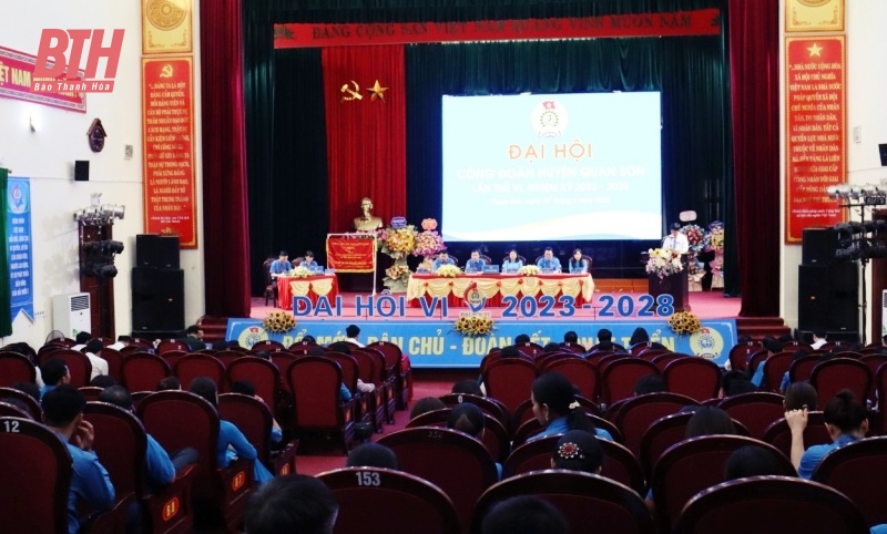 Đại hội Công đoàn huyện Quan Sơn lần thứ VI, nhiệm kỳ 2023-2028