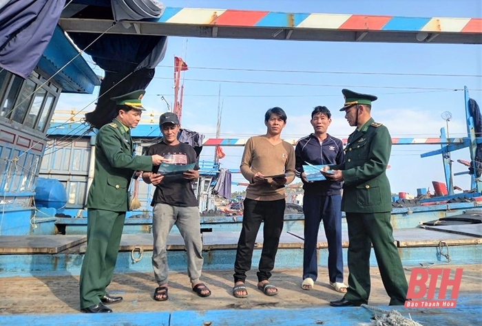Bộ đội Biên phòng Thanh Hóa tích cực đấu tranh chống khai thác hải sản bất hợp pháp