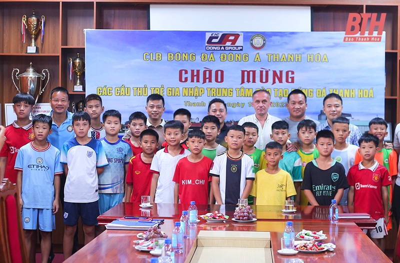 41 cầu thủ tài năng, xuất sắc được tuyển chọn, bổ sung cho các đội trẻ CLB Đông Á Thanh Hóa