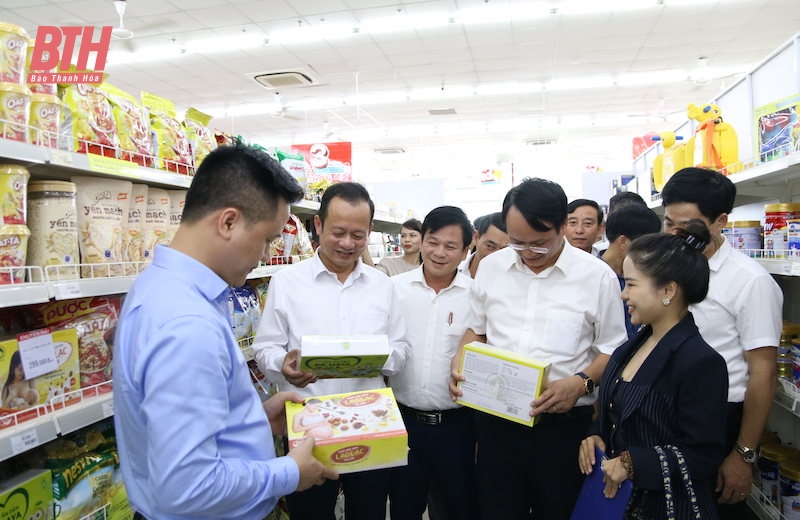 9 sản phẩm OCOP, sản phẩm lợi thế của huyện Thiệu Hóa có mặt tại hệ thống siêu thị The City