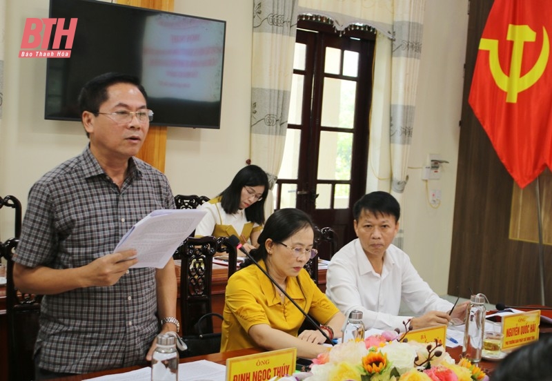 Giám sát việc thực hiện nghị quyết, kết luận của HĐND tỉnh, Thường trực HĐND tỉnh tại huyện Yên Định
