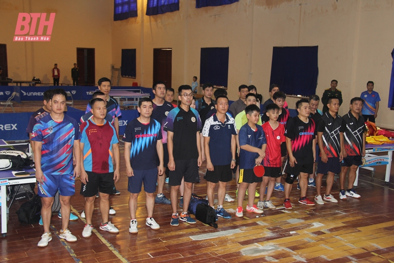 Sôi nổi Giải bóng bàn các cây vợt mạnh tỉnh Thanh Hóa lần thứ nhất năm 2023