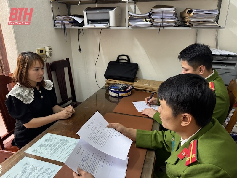 Công an huyện Thạch Thành bắt giữ đối tượng hoạt động tín dụng đen