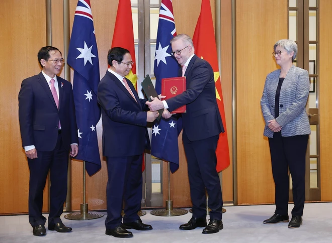 Công bố thiết lập Quan hệ Đối tác Chiến lược Toàn diện Việt Nam-Australia