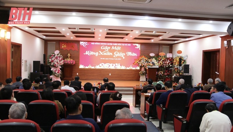 Gặp mặt Hội đồng hương huyện Thiệu Hoá tại Hà Nội
