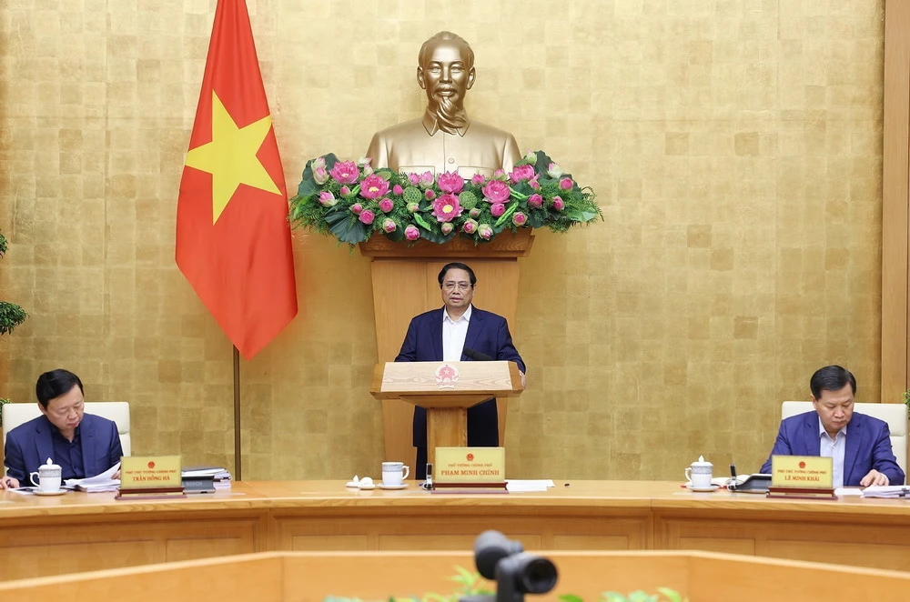 Thủ tướng chủ trì Phiên họp Chính phủ chuyên đề xây dựng pháp luật tháng Ba