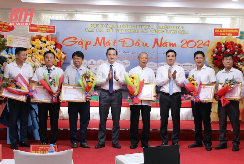 Hội đồng hương Thiệu Hoá tại TP Hồ Chí Minh và các vùng lân cận gặp mặt đầu năm 2024
