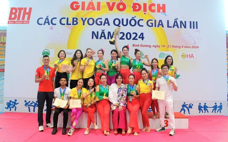 Tuyên dương, khen thưởng VĐV Thanh Hóa đạt thành tích xuất sắc tại Giải cúp CLB Yoga quốc gia 2024