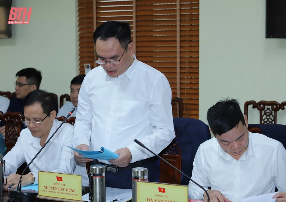 Bí thư Tỉnh ủy Nguyễn Doãn Anh thăm và làm việc với huyện Quan Hóa