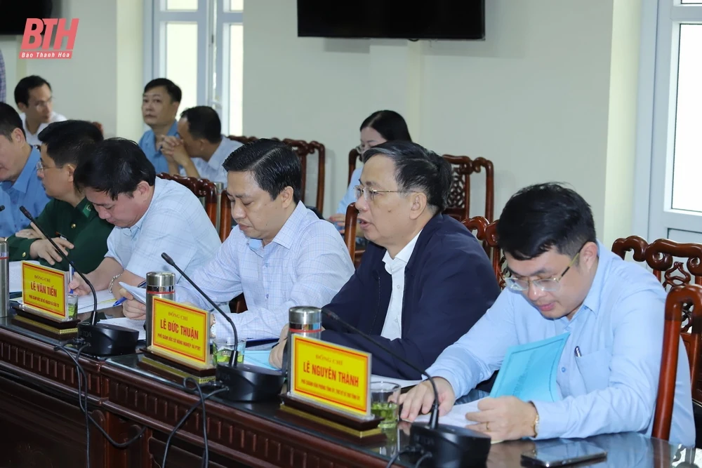 Bí thư Tỉnh ủy Nguyễn Doãn Anh thăm và làm việc với huyện Quan Hóa