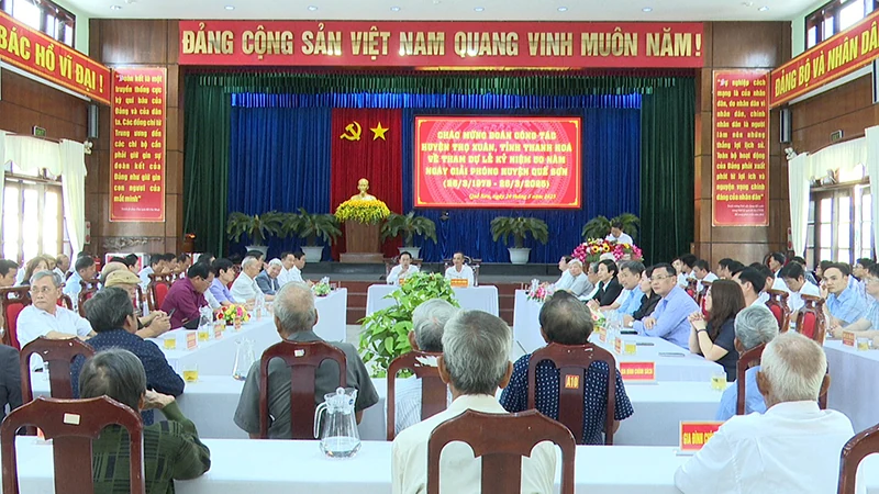 Đoàn công tác huyện Thọ Xuân thăm và làm việc với huyện Quế Sơn, tỉnh Quảng Nam