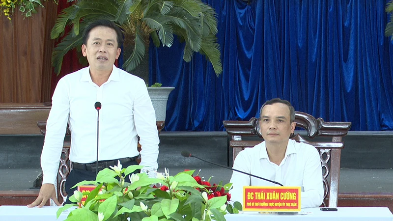 Đoàn công tác huyện Thọ Xuân thăm và làm việc với huyện Quế Sơn, tỉnh Quảng Nam