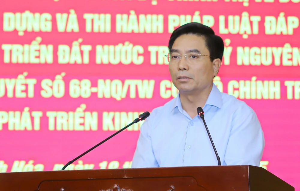 Hơn 51 nghìn đại biểu trên địa bàn Thanh Hóa dự hội nghị quán triệt Nghị quyết số 66 và Nghị quyết số 68 của Bộ Chính trị