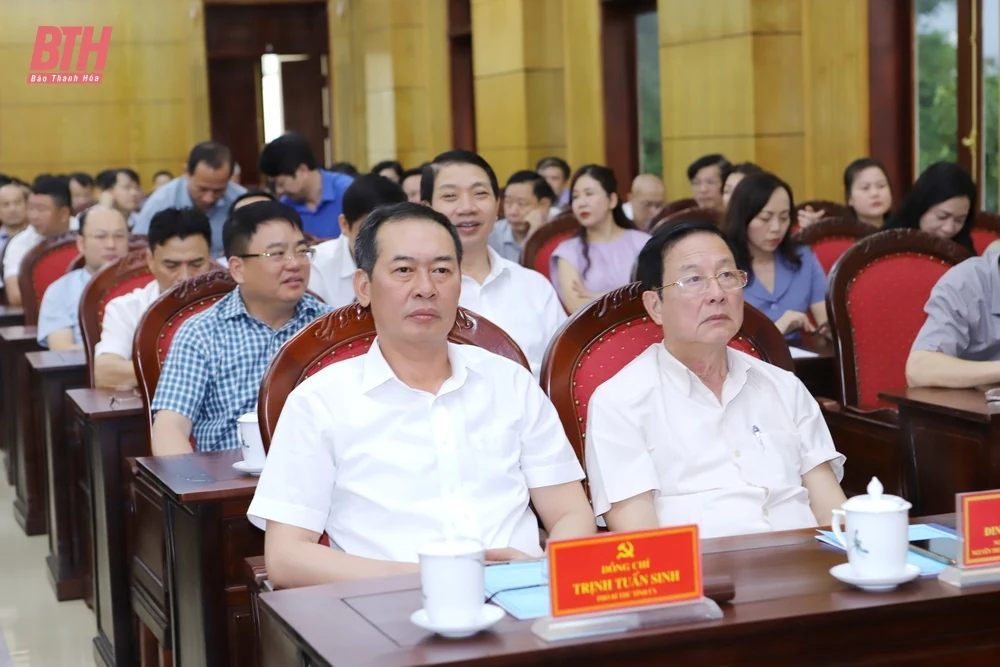 Hơn 51 nghìn đại biểu trên địa bàn Thanh Hóa dự hội nghị quán triệt Nghị quyết số 66 và Nghị quyết số 68 của Bộ Chính trị