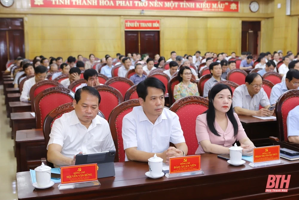 Hơn 51 nghìn đại biểu trên địa bàn Thanh Hóa dự hội nghị quán triệt Nghị quyết số 66 và Nghị quyết số 68 của Bộ Chính trị