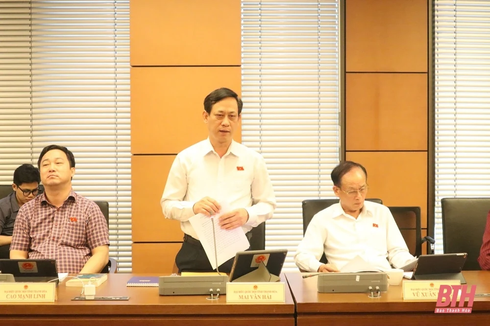 Đoàn ĐBQH Thanh Hóa tham gia góp ý vào các dự án luật