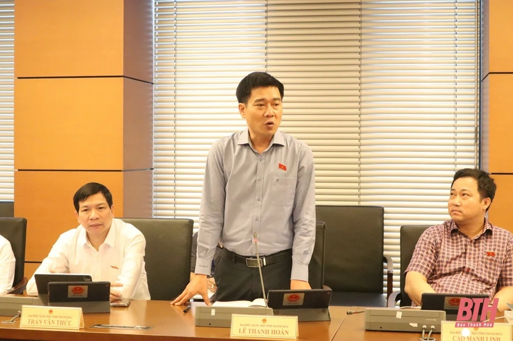 Đoàn ĐBQH Thanh Hóa tham gia góp ý vào các dự án luật