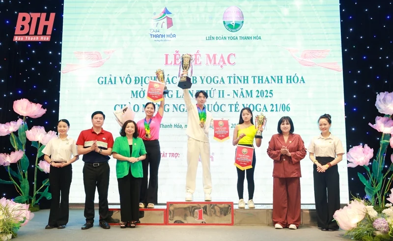 Bế mạc Giải vô địch Yoga các CLB Yoga tỉnh Thanh Hóa mở rộng