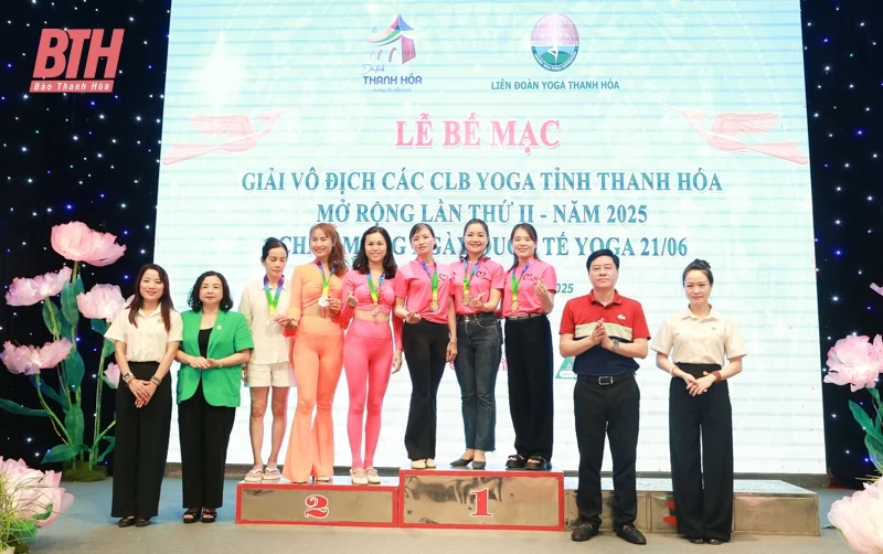 Bế mạc Giải vô địch Yoga các CLB Yoga tỉnh Thanh Hóa mở rộng