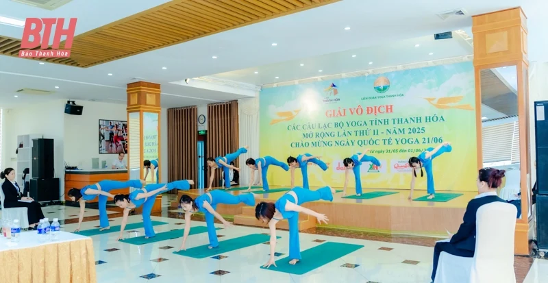 Bế mạc Giải vô địch Yoga các CLB Yoga tỉnh Thanh Hóa mở rộng