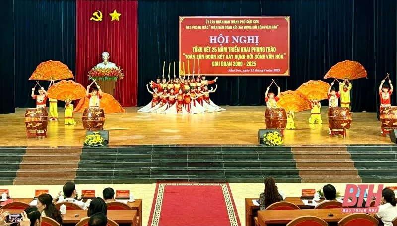 Sầm Sơn tổng kết 25 năm thực hiện Phong trào “Toàn dân đoàn kết xây dựng đời sống văn hóa”