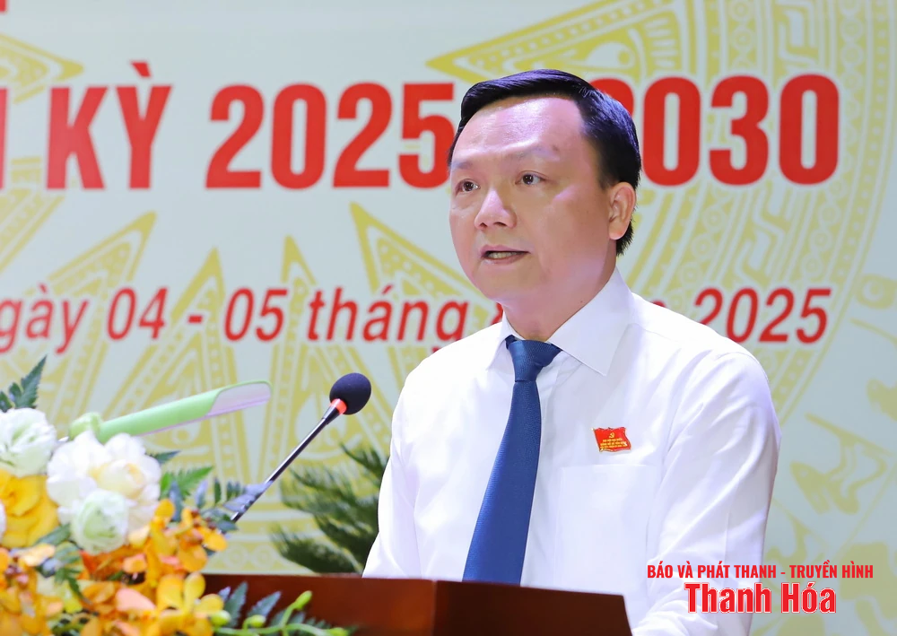 Bí thư Tỉnh ủy Nguyễn Doãn Anh: Đảng bộ xã Yên Định cần làm mới các động lực tăng trưởng truyền thống, thúc đẩy các động lực tăng trưởng mới