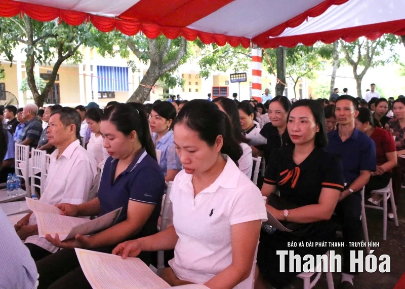 Xã Hồ Vương quán triệt, triển khai Nghị quyết Đại hội đại biểu Đảng bộ xã