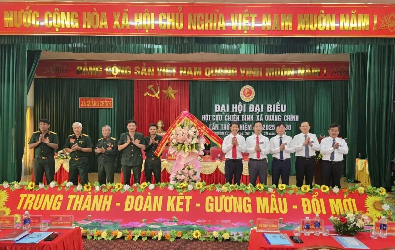 Đại hội đại biểu Hội CCB xã Quảng Chính lần thứ I, nhiệm kỳ 2025-2030