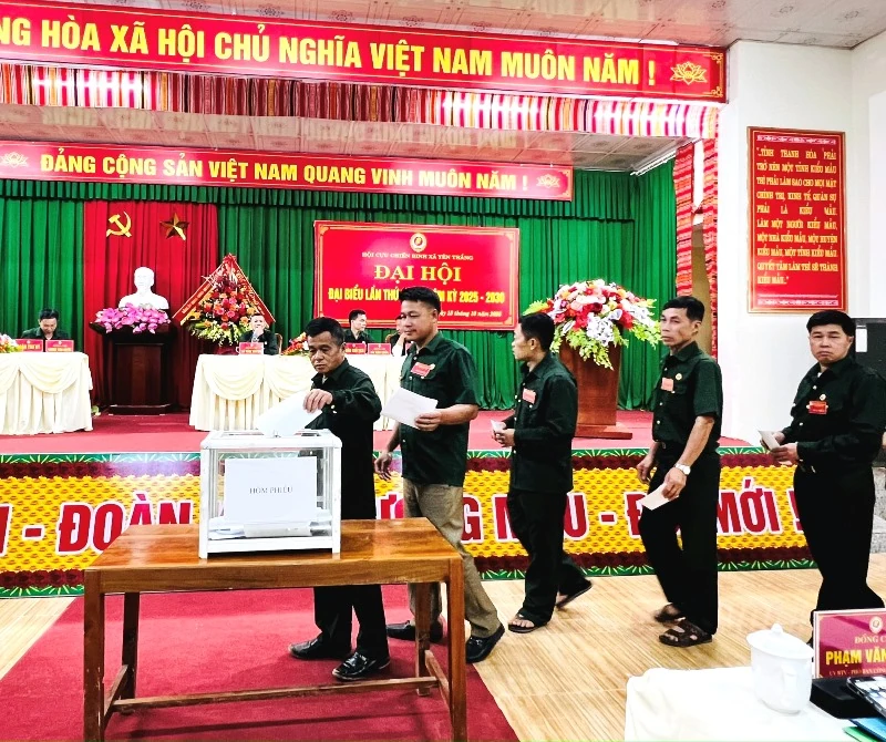 Đại hội đại biểu Hội CCB xã Yên Thắng lần thứ I