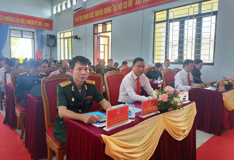 Đại hội đại biểu Hội Cựu chiến binh phường Nghi Sơn lần thứ I, nhiệm kỳ 2025-2030