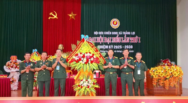 Đại hội đại biểu Hội Cựu chiến binh xã Thắng Lợi lần thứ I, nhiệm kỳ 2025-2030