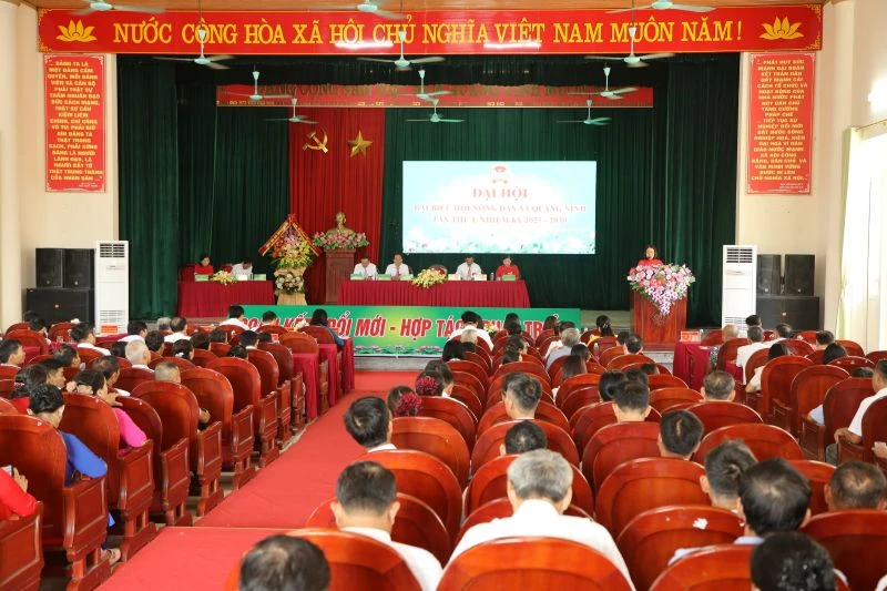 Đại hội đại biểu Hội Nông dân xã Quảng Ninh lần thứ I