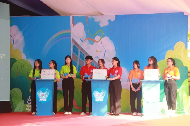 6 trường học của Thanh Hóa tham gia cuộc thi “Trường học không ma túy”