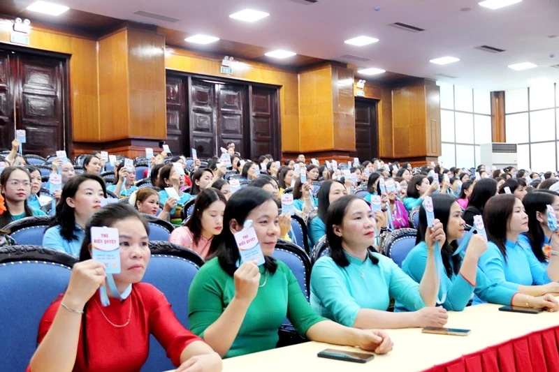 Phiên thứ nhất, Đại hội đại biểu Phụ nữ tỉnh Thanh Hóa lần thứ XIX, nhiệm kỳ 2025-2030