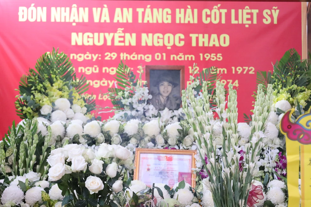 Hoa Lộc tổ chức tổ chức Lễ đón nhận và an táng hài cốt liệt sĩ Nguyễn Ngọc Thao