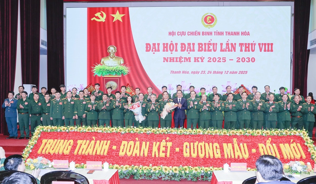 Xây dựng Hội CCB Thanh Hóa vững mạnh toàn diện, bảo đảm đồng bộ, thống nhất với chính quyền địa phương 2 cấp