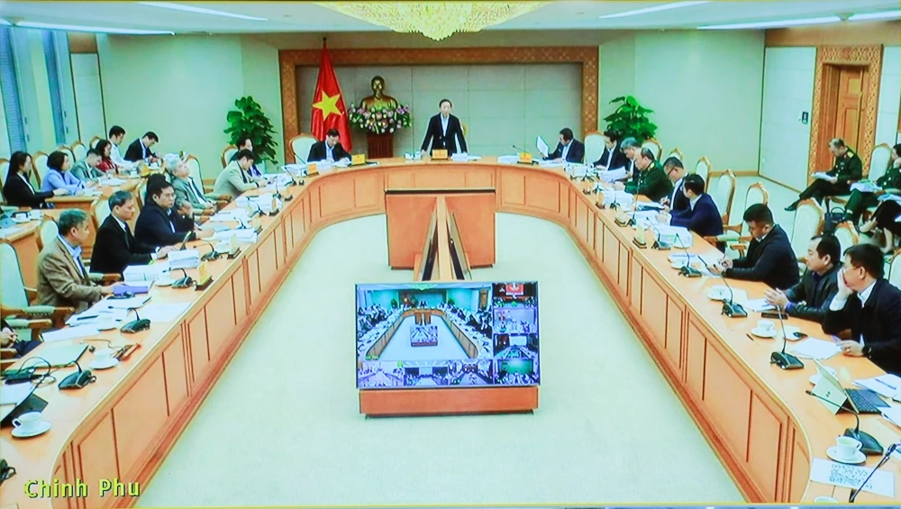 Phó Thủ tướng Chính phủ Trần Hồng Hà nghe báo cáo dự thảo các Nghị định sửa đổi, bổ sung lĩnh vực nông nghiệp và môi trường