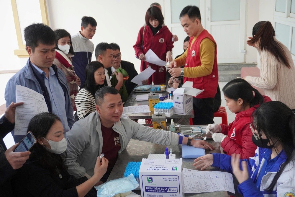 Xã Hậu Lộc tổ chức Ngày hội hiến máu tình nguyện năm 2026