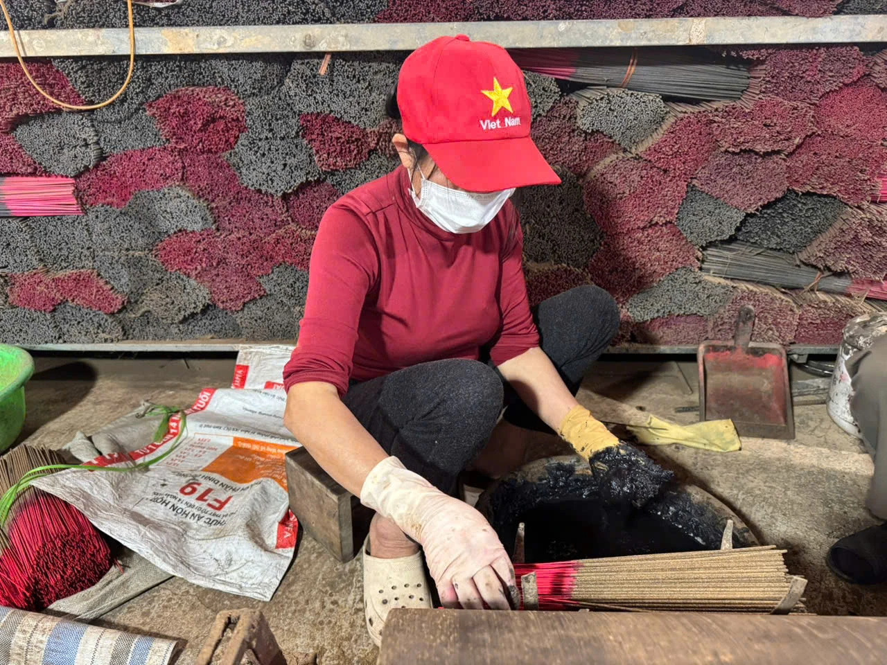 Hương bài Yên Cát nhộn nhịp mùa Tết